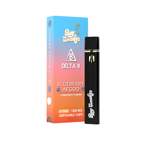 Bay Smokes - Blueberry Afgoo Delta 8 Disposable Vape