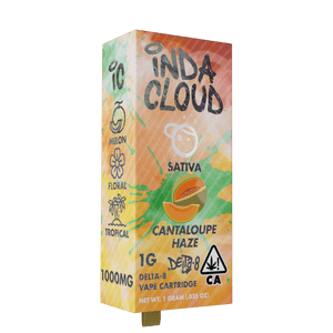 Indacloud - Cantaloupe Haze Delta 8 Vape Cart