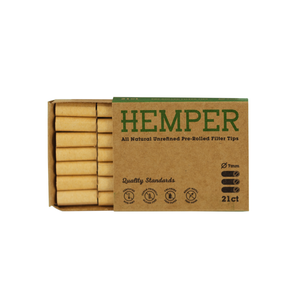 HEMPER - Pre-Rolled Bullet Filter Tips  - 21ct