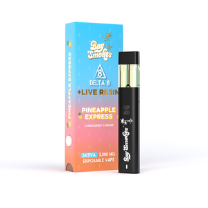 Bay Smokes - Pineapple Express Delta 8 + Live Resin 2G Disposable Vape