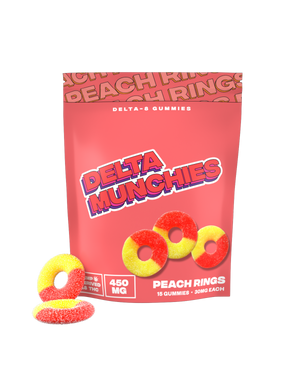 Delta Munchies - Delta 8 Peach Rings