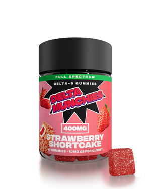 Delta Munchies - Delta 9 Strawberry Shortcake Gummies